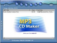 MCN MP3 CD Maker screenshot